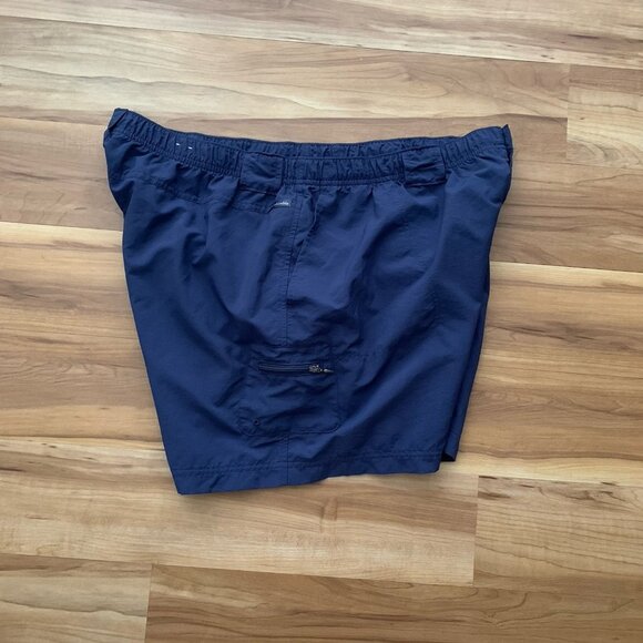 Columbia Sandy River Shorts Women's XXL Blue 6” Pockets Belt Loops Nylon - Picture 5 of 8